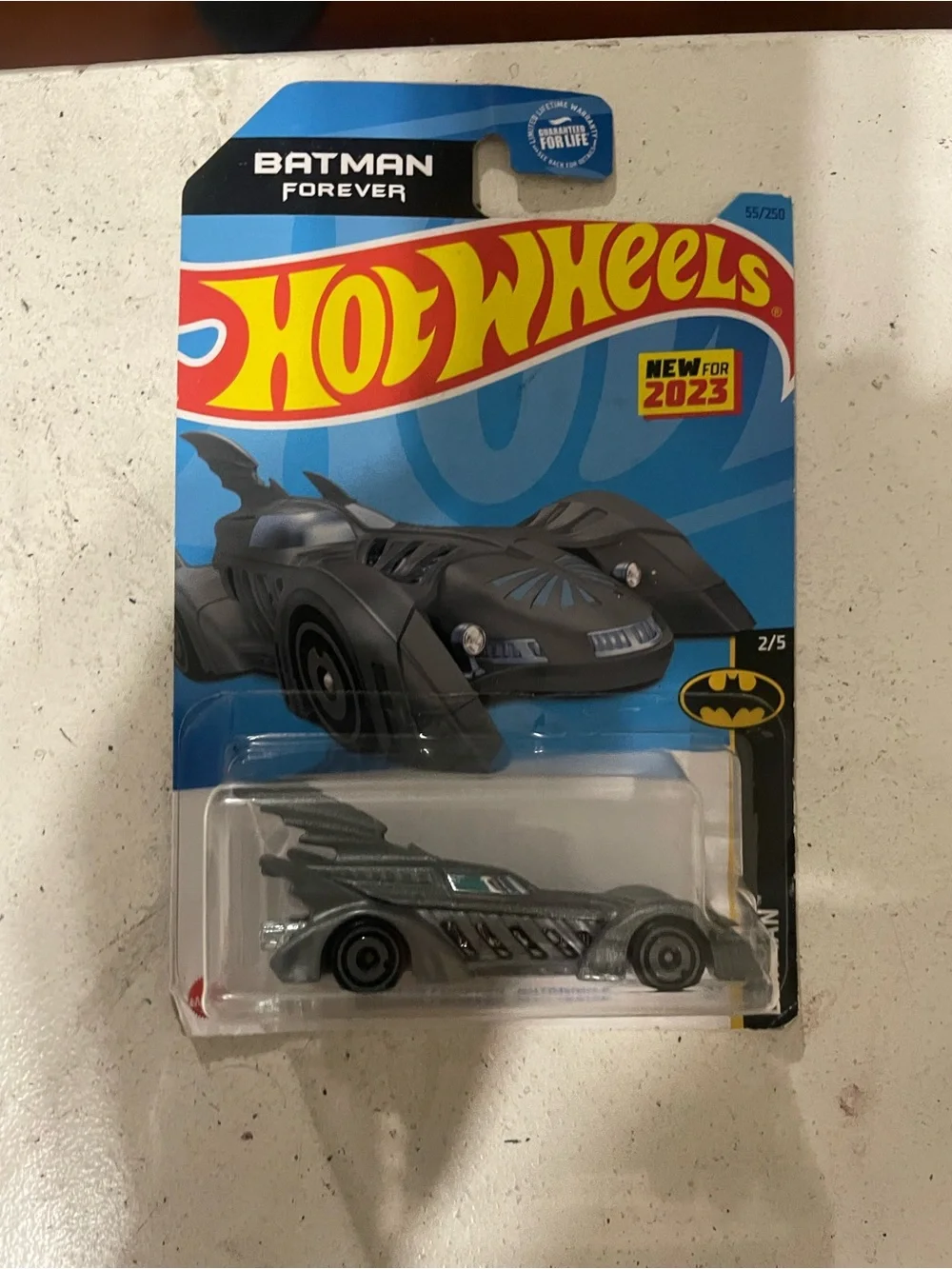 Hot Wheels Kids Vehicle Pack - Assorted Black and White Batmobile Cars